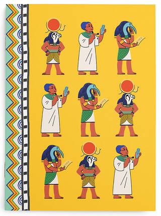 Egyptian Gods A4 sketchbook