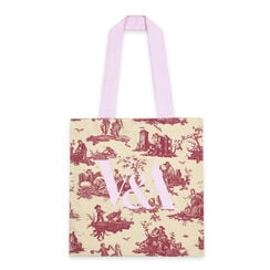 Marie Antoinette Style pastel pink tote bag