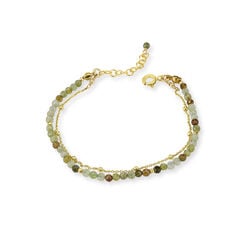 Green garnet bracelet by Mounir