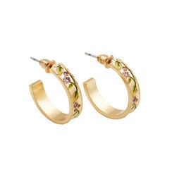 Blackberry hoop earrings by Fable England