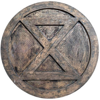 3D-printed logotype woodblock 